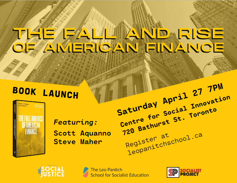 The Fall and Rise of American Finance Book Launch